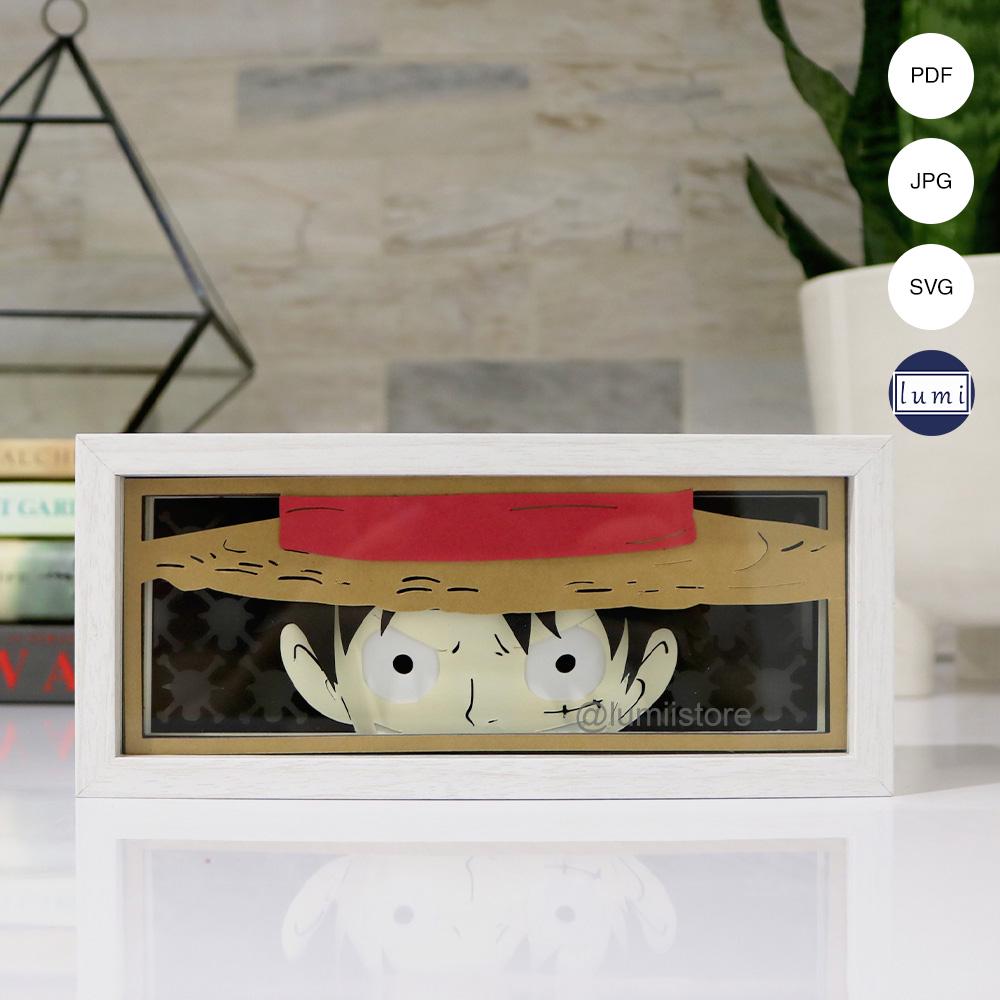 Anime Lightbox Template for Cricut Projects DIY, Silhouette Studio ...