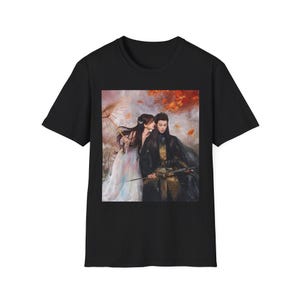 Love Between Fairy And Devil Cdrama T-Shirt, Cozy Couple Tee for Date Night, Chinese Artwork Shirt, Romantic Gift for Historical Cdrama Fans
