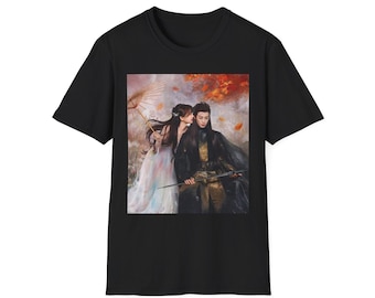 Love Between Fairy And Devil Cdrama T-Shirt, Cozy Couple Tee for Date Night, Chinese Artwork Shirt, Romantic Gift for Historical Cdrama Fans