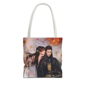 Torba typu „Love Between Fairy and Devil” dla fanów chińskich dramatów, torebka z motywem historii miłosnej, torba podróżna z motywem fantasy i romansu, torba na ramię z motywem mitycznych stworzeń
