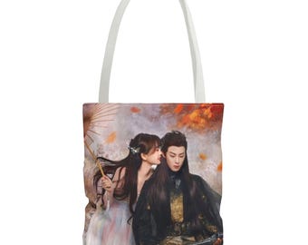 Liebe zwischen Fee und Teufel Tote Bag für chinesische Drama Fans, Liebe Geschichte Handtasche, Fantasy Romantik Tasche, Fabelwesen Umhängetasche