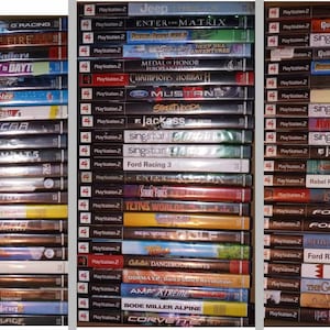 Playstation 2 (PS2) - 42 game lot - Half CIB with Manual! *NO