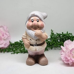 5.1&quot; ceramic fairy wizard figurine, garden gnome, wizard decoration, fairy garden accessories, gnome statue, terrarium accessories