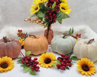 6"x 5" Artificial pumpkin table decoration, Halloween pumpkin decoration, Halloween pumpkin, autumn cakes, autumn decoration