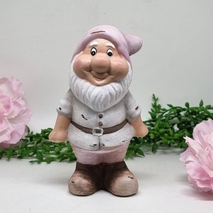 5.1&quot; ceramic fairy wizard figurine, garden gnome, wizard decoration, fairy garden accessories, gnome statue, terrarium accessories