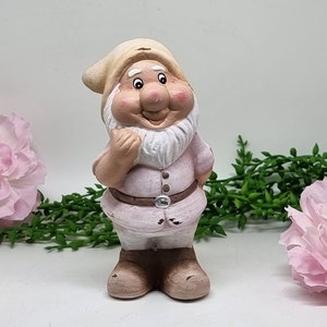 5.1&quot; ceramic fairy wizard figurine, garden gnome, wizard decoration, fairy garden accessories, gnome statue, terrarium accessories