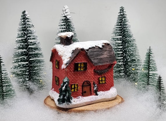 Mini maison de village de Noël, mini boulangerie, Village de Noël,  Construction de village, Décor de Noël, cadeau Navidad Natal 2022 -   Canada