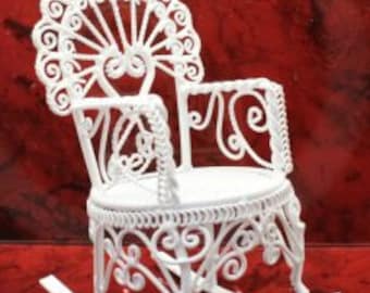 Dollhouse Miniature Rocking Chair