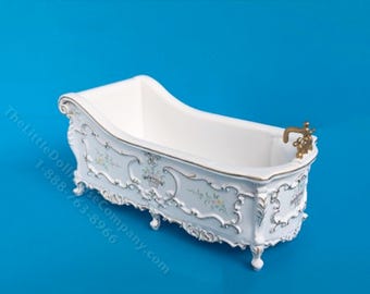 Baignoire Miniature 1:25 1:30, coiffeuse, lavabo, toilettes, meubles de maison de poupée, jouet