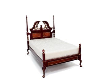 Dollhouse Miniature Harding Four Poster Bed