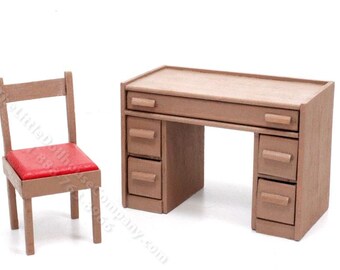 Dollhouse Miniature Children's Desk