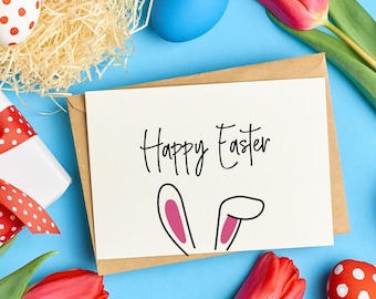 Printable Easter Card, Happy Easter Greeting Card, Easter Cards, DIY Easter Printables, Funny Greeting Cards, Minimal Easter Card, PDF Card