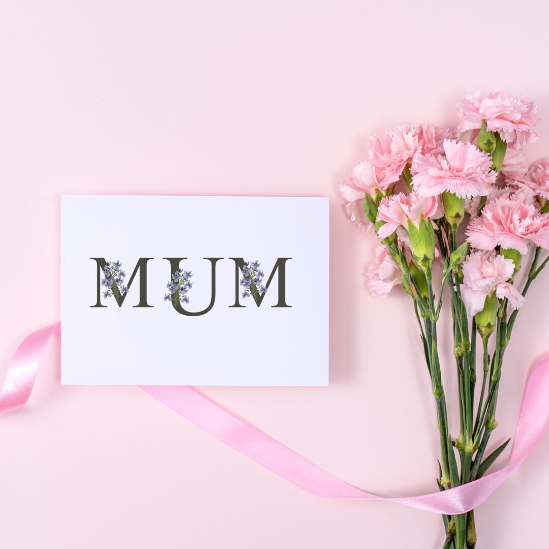 Printable Mother's Day Card Digital MUM Mother's Day Etsy