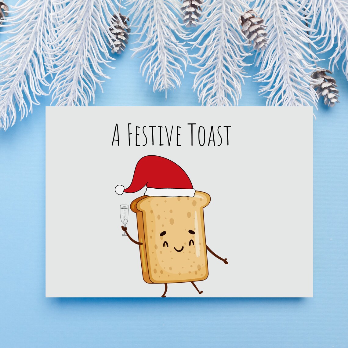 Funny Christmas Printable Greeting Card Digital Download - Etsy