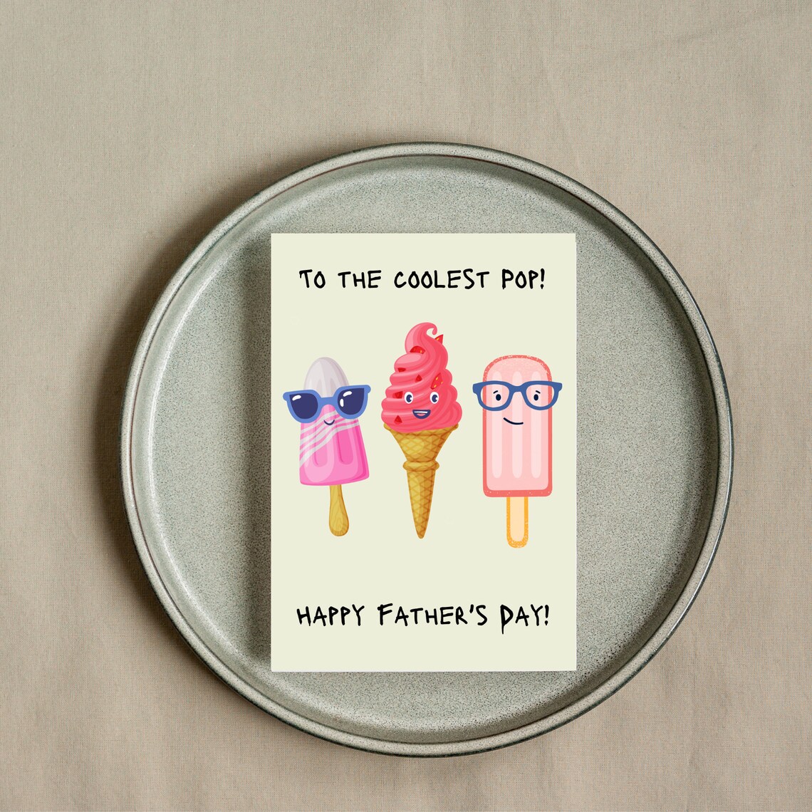 Printable Coolest Pop Fathers Day Downloadable Card Cute - Etsy