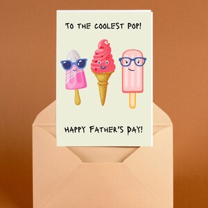 Printable Coolest Pop Fathers Day Downloadable Card Cute - Etsy