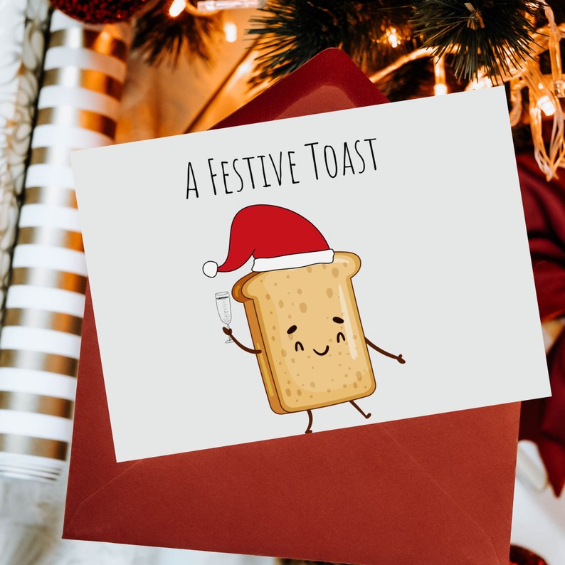 Funny Christmas Printable Greeting Card Digital Download - Etsy