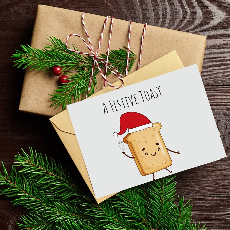 Funny Christmas Printable Greeting Card Digital Download - Etsy