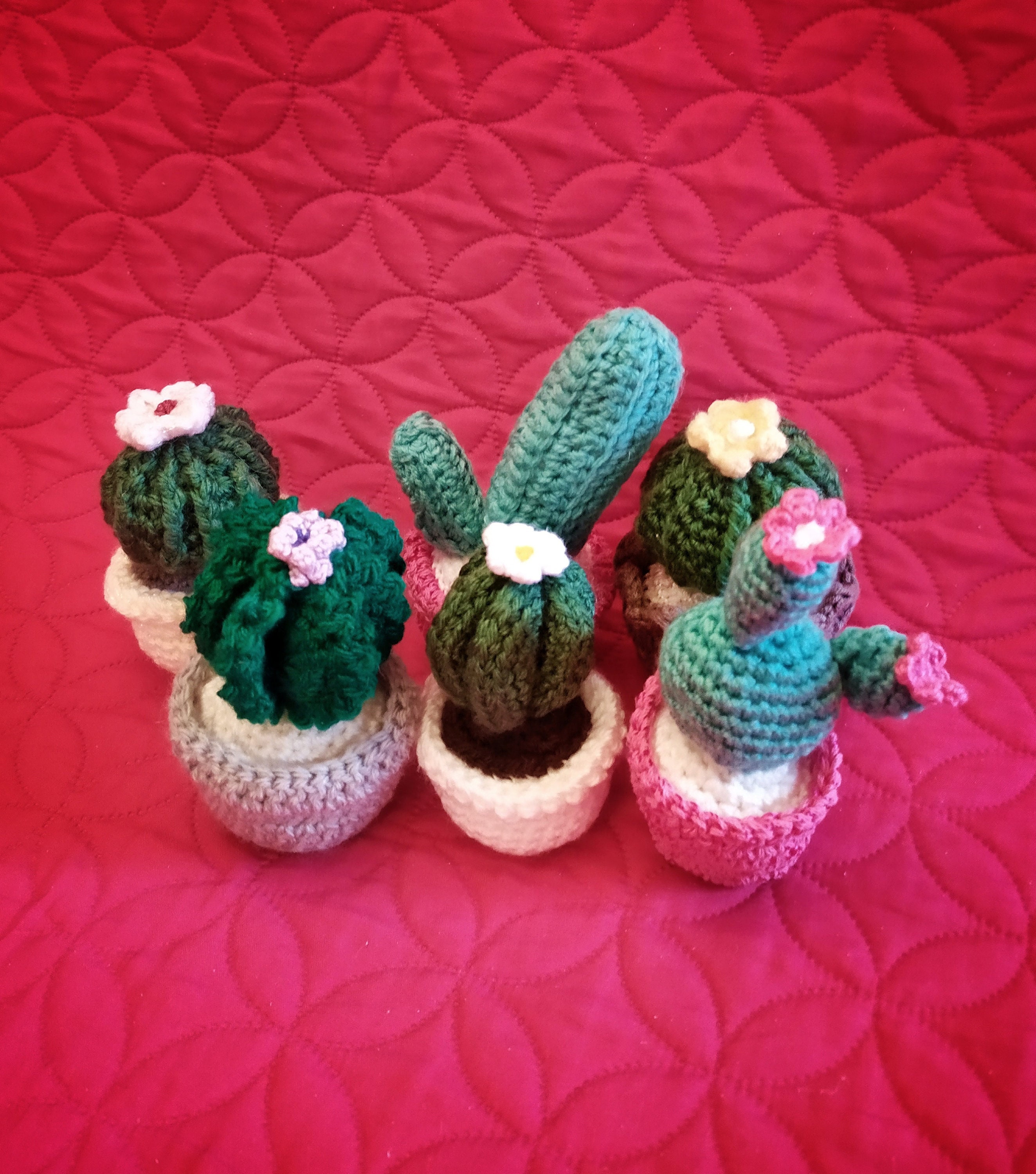 Petit Cactus en Crochet Décoration Amigurumi