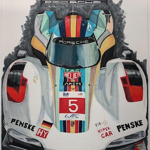 Porsche 963 Le Mans race car