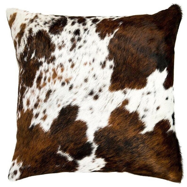 Cowhide Pillow Etsy