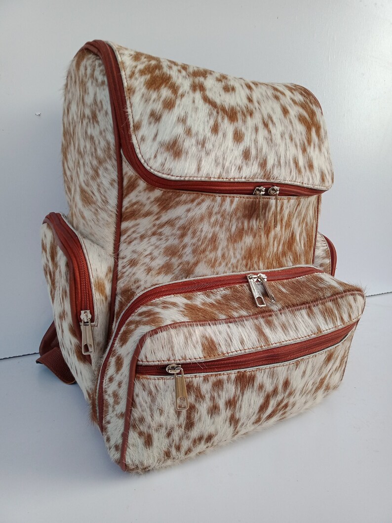 cowhide backpack
