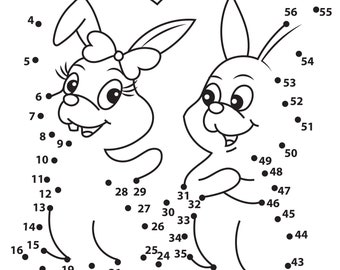 Unicorn Dot To Dot Etsy