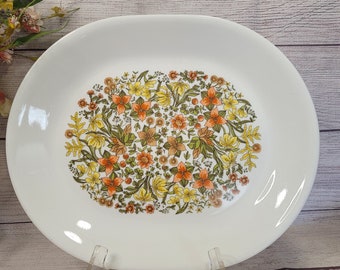 Vintage Corelle Indian Summer Platter - Indian Summer Pattern Platter - Corelle Platter - Indian Summer