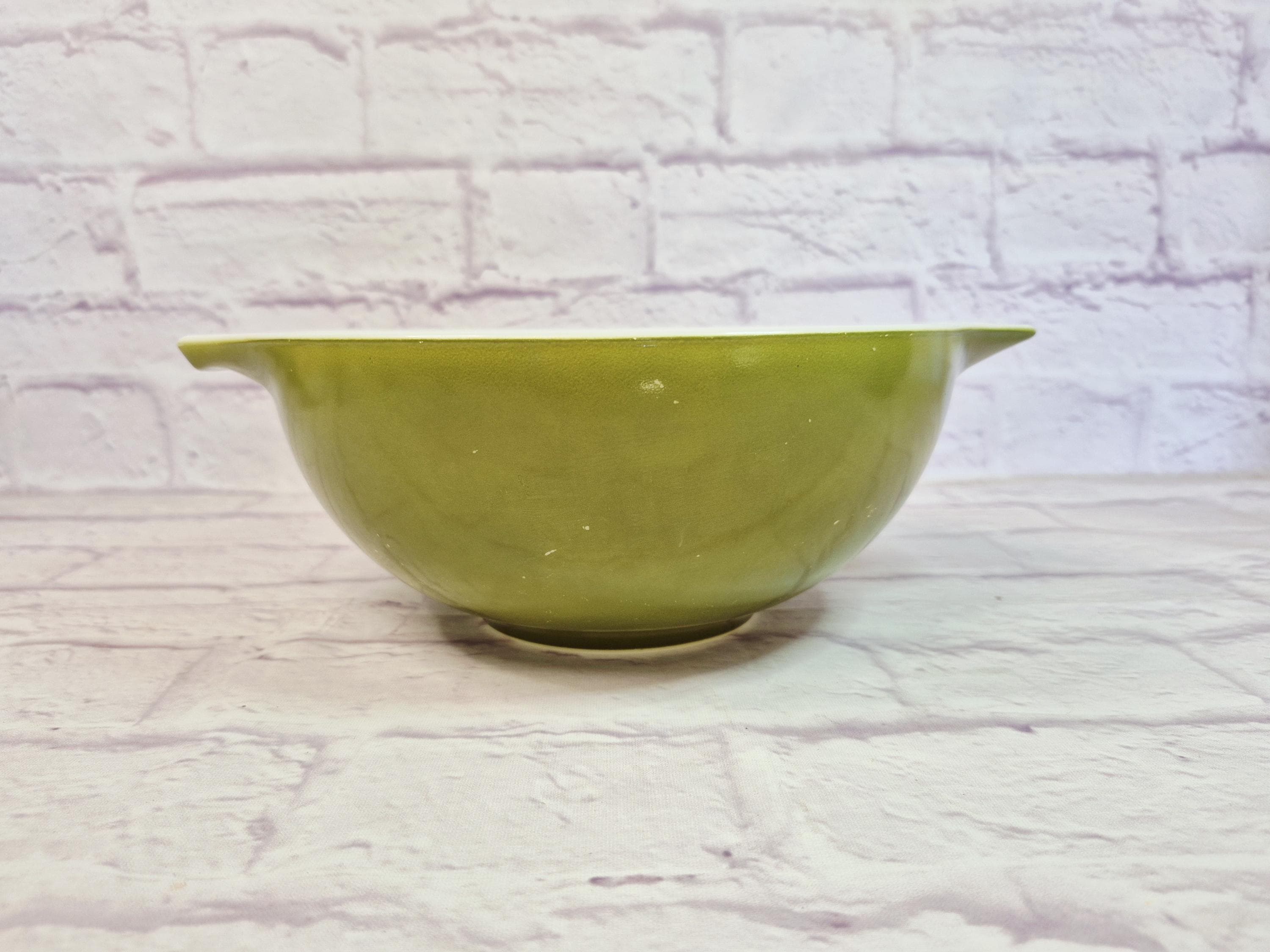 Vintage Pyrex Avocado Green Cinderella Bowl #443 - Pyrex Avocado Green ...