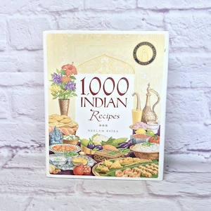 1,000 Indian Recipes By Neelam Batra -  Recipes, Home Cooking, Indian Recipes, Family Recipes, Indian Cookbook - 2002
