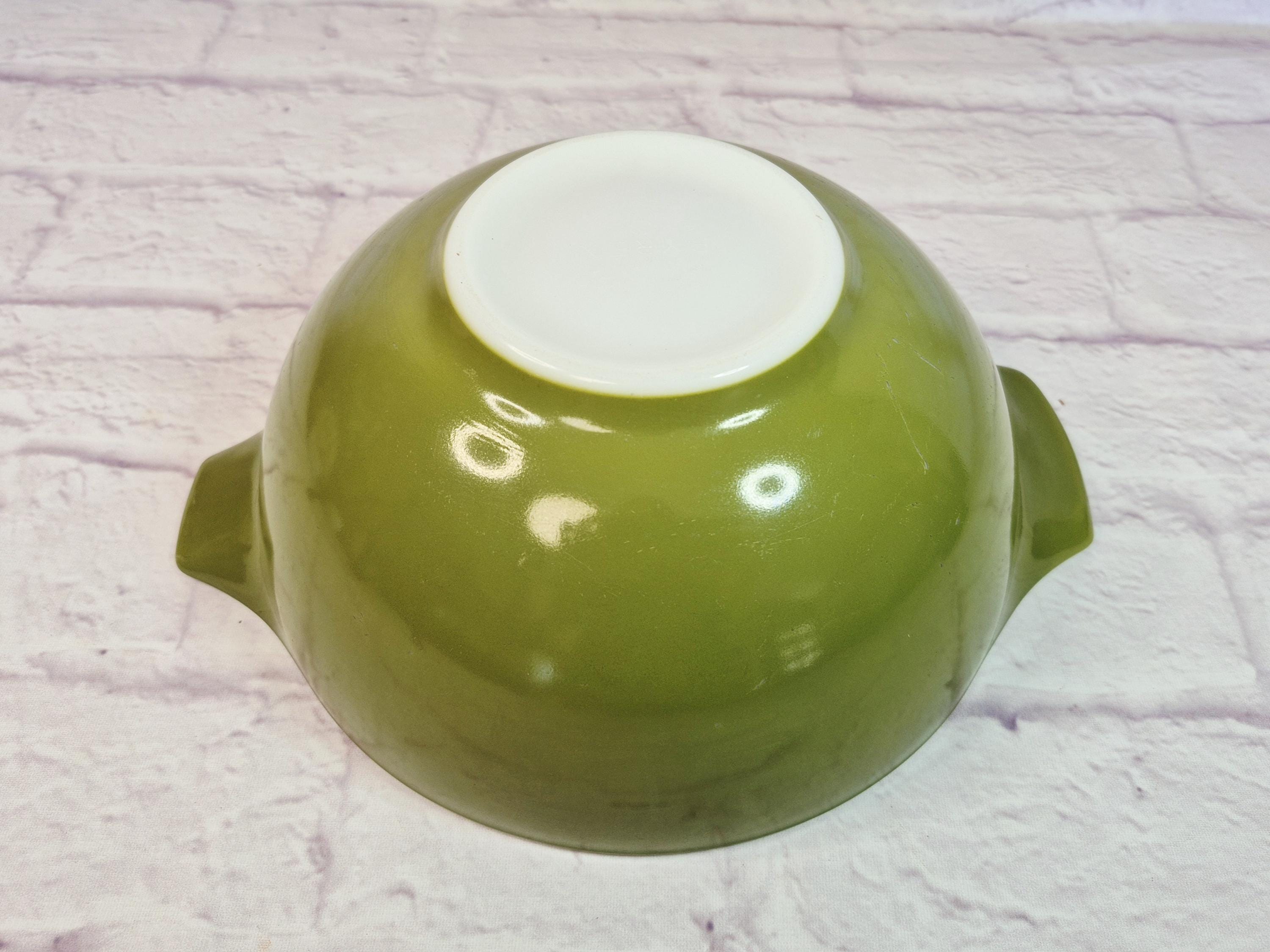 Vintage Pyrex Avocado Green Cinderella Bowl #443 - Pyrex Avocado Green ...