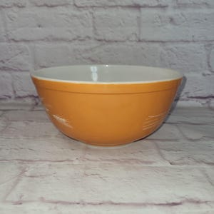 Vintage Pyrex Autumn Wheat Pattern Mixing Bowl 403 2 1/2 Quart Pyrex ...