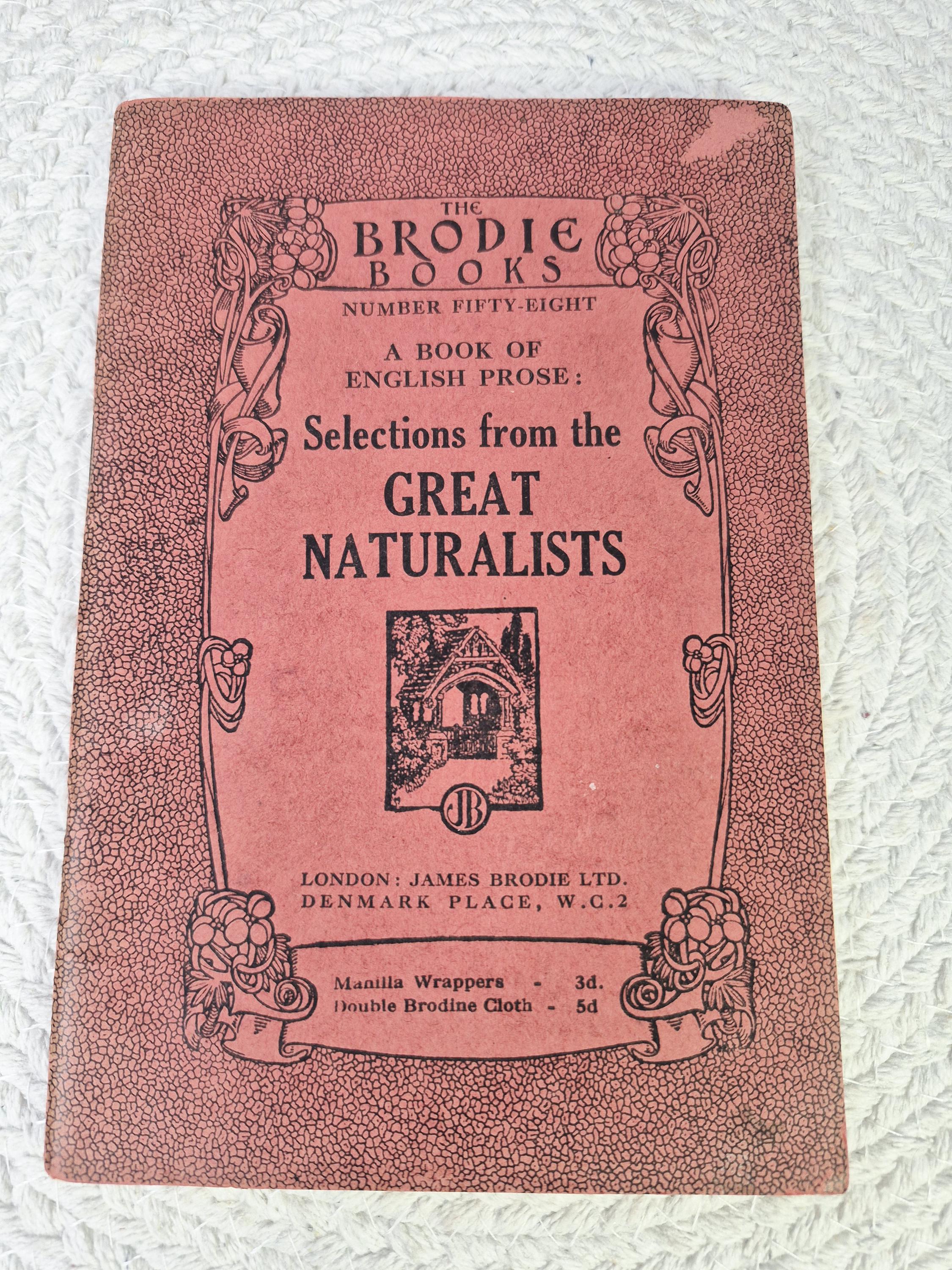 Antique Edwardian School Books – Brodie Books Literary Readers – James ...