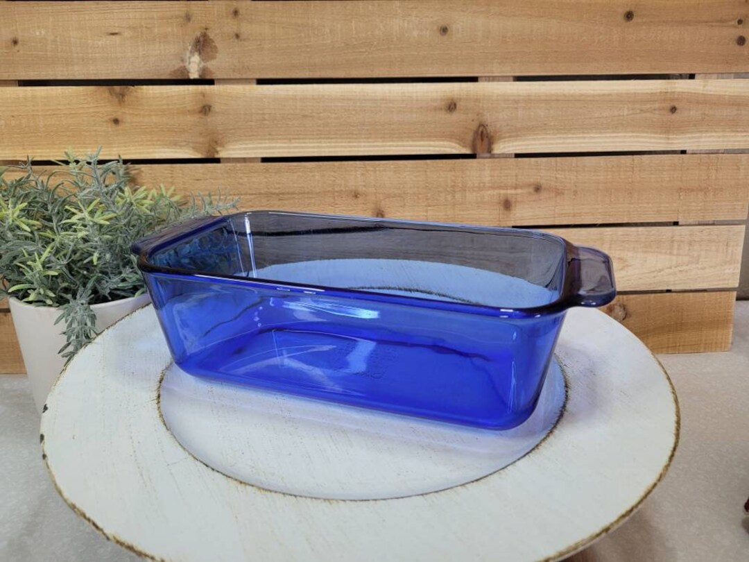 Cobalt Blue Pyrex 213R Loaf Pan Pyrex Blue Meatloaf Pan Etsy