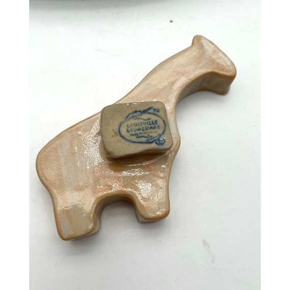 Rare Vintage Louisville Stoneware Noah's Ark Cookie 