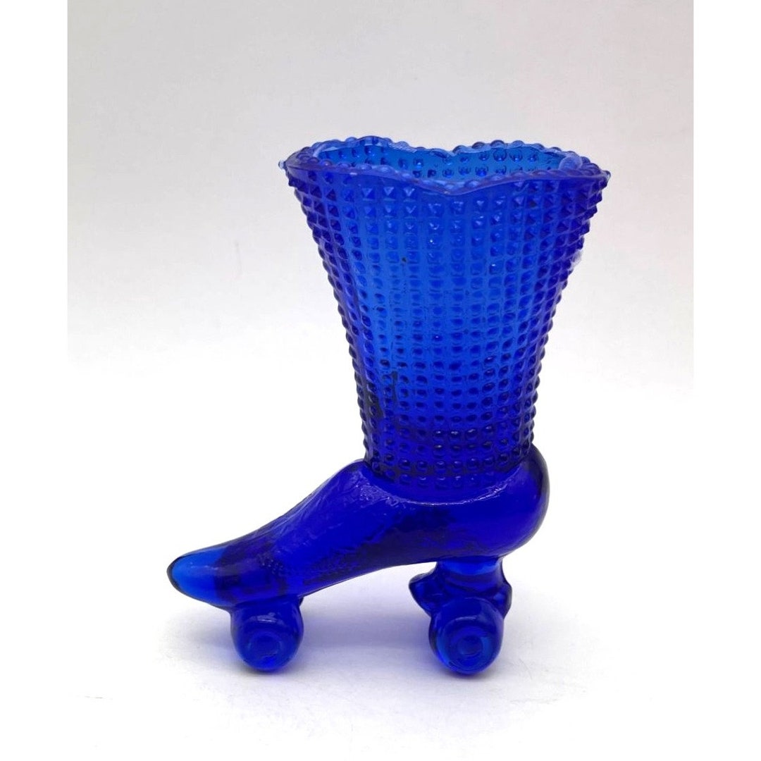 Vtg. Cobalt Victorian Style Roller Skate Boot Etsy