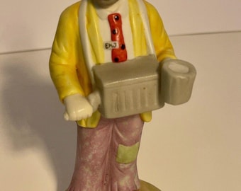 Flambro Emmett Kelly Jr. Clown Figurine: Vintage Circus Music Box