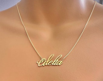 name necklace, custom name necklace, personalize necklace, silver name necklace, minimalits necklace,gold name necklace,personalized jewelry