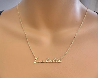 Gold Name Necklace , Custom Name Necklace , Personalized Gifts , Gift For Her , Personalized Jewelry , Jewelry , Christmas Gift