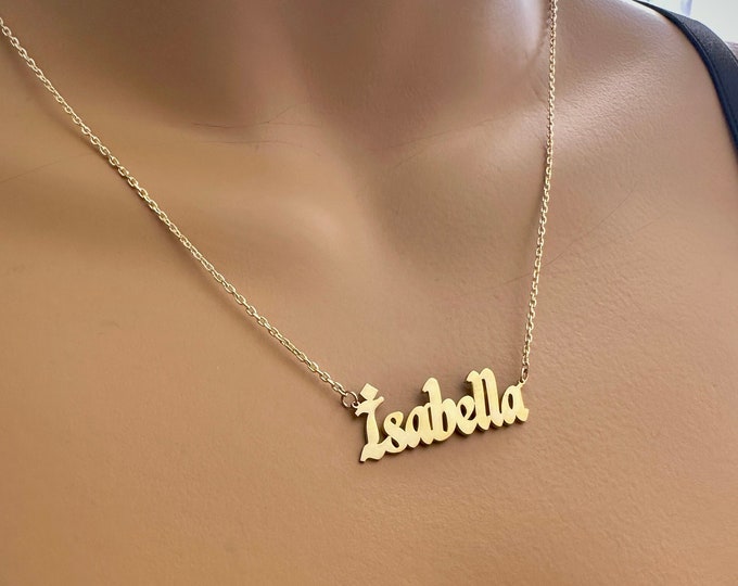 Personalized Necklace, Custom Name Necklace, Personalized Jewelry, Christmas Gift, Name Necklace, Personalized Name Necklace, Gift For Her