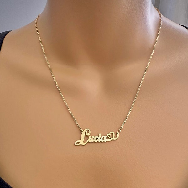 Necklaces , Name Necklace , Minimalist Necklace , Personalized Name Necklace , Gift For, Mother necklace, Baby Name Necklace, Christmas gift