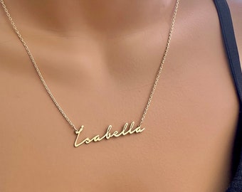 Sterling Silver Name Necklace- Personalized Jewelry- Custom Name Jewelry- Personalized Gift- Christmas Gift For Her- Gift for Mom- Gifts