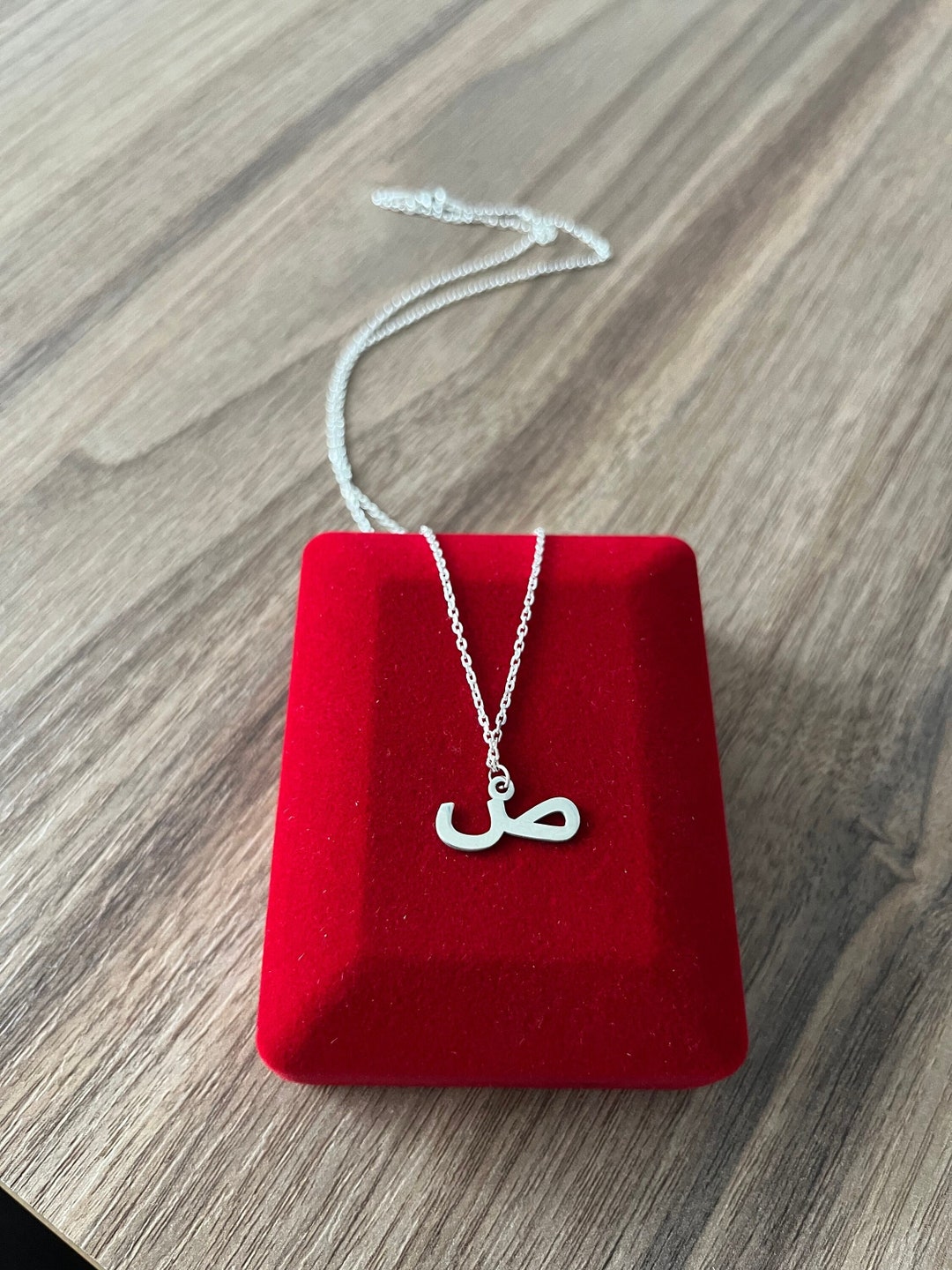 14K Gold Arabic Name Necklace Custom Arabic Name Jewelry Arabic Alphabet Nameplate Necklace