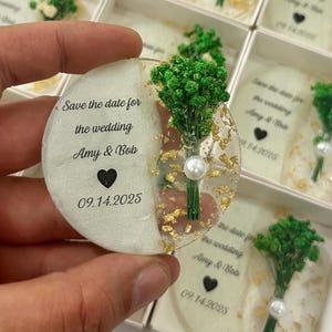 Wedding Favors magnet for guests in bulk, Epoxy magnet, Personalized fridge proposal, Baby shower favour, Party Favors gastgeschenk hochzeit