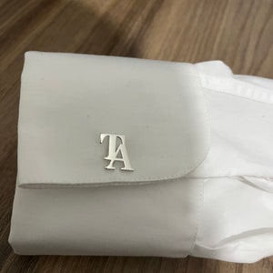 Personalisierte Namens-Manschettenknöpfe personalisierte Manschettenknöpfe Bräutigam Hochzeit Manschettenknöpfe Groomsmen Geschenk Initialen Manschettenknöpfe Weihnachtsgeschenk Bild 7