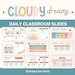 Editable Classroom Slides Template Canva, Class Daily Slides, Teaching ...
