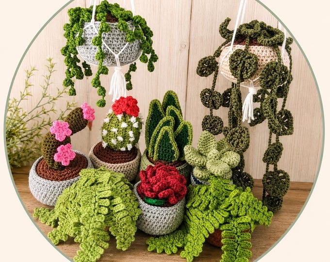 Crochet House Plants