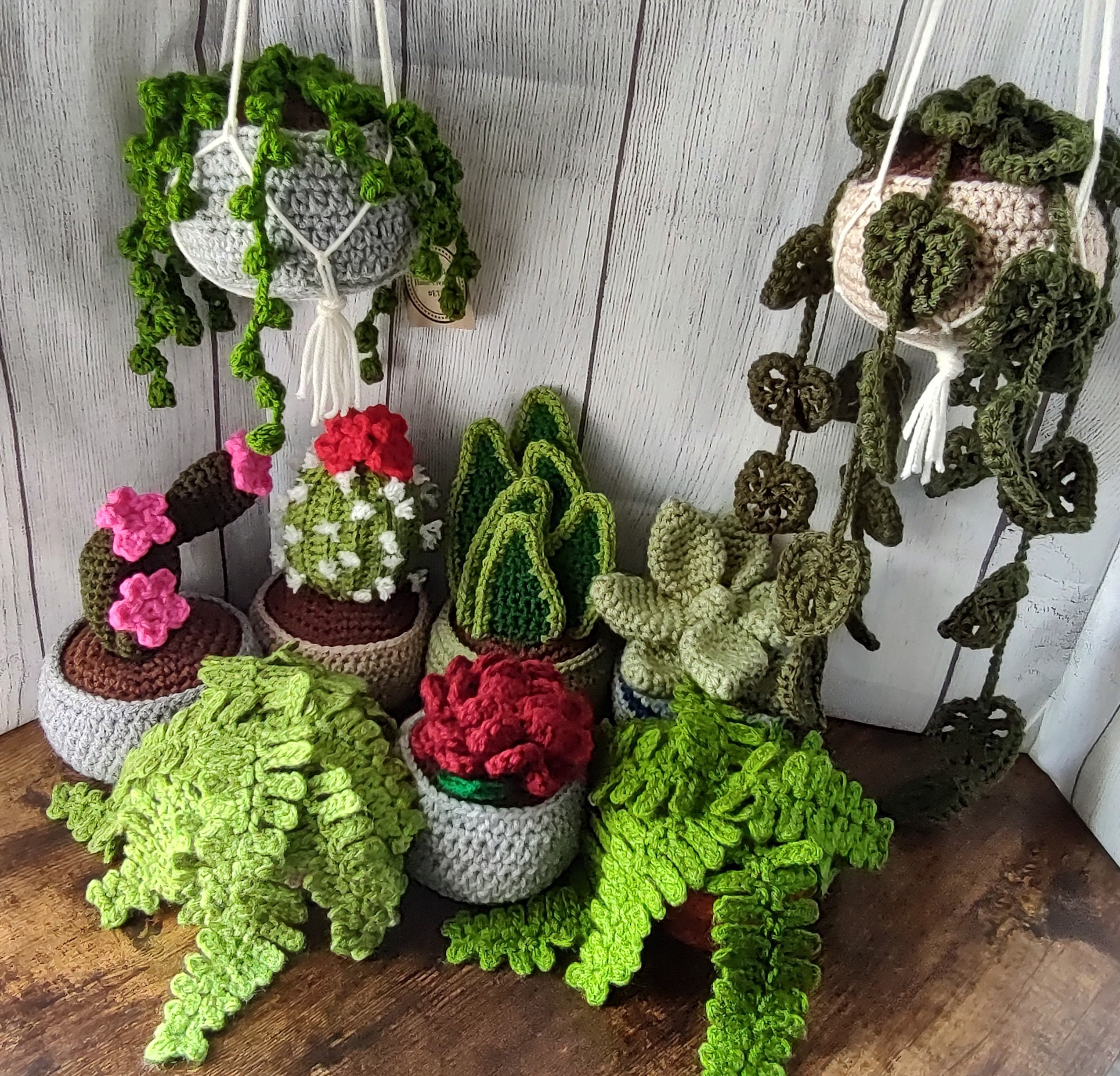 Crochet plants deals