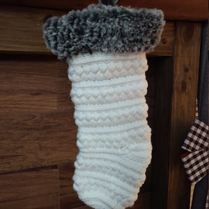Handmade Crochet Christmas Stocking