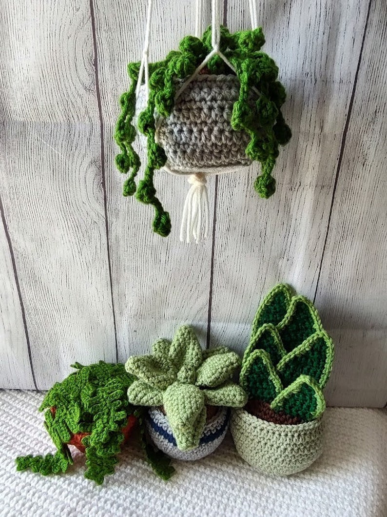 Crochet House Plants Etsy